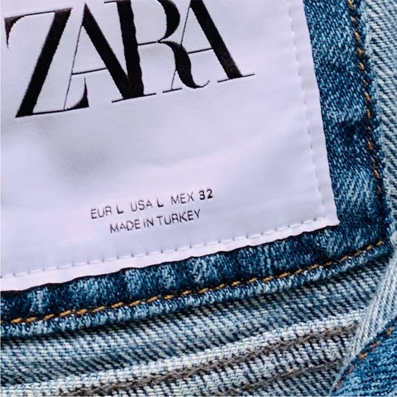 Zara Light Blue Denim Jumpsuit - Picture 14 of 14